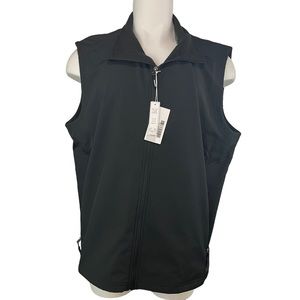 NWT Core 365 Men's Techno Vest Sz 2XL Knit Tech-Shell Full Zip (98)